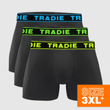 3pk Big Fella Bamboo Fitted Trunks